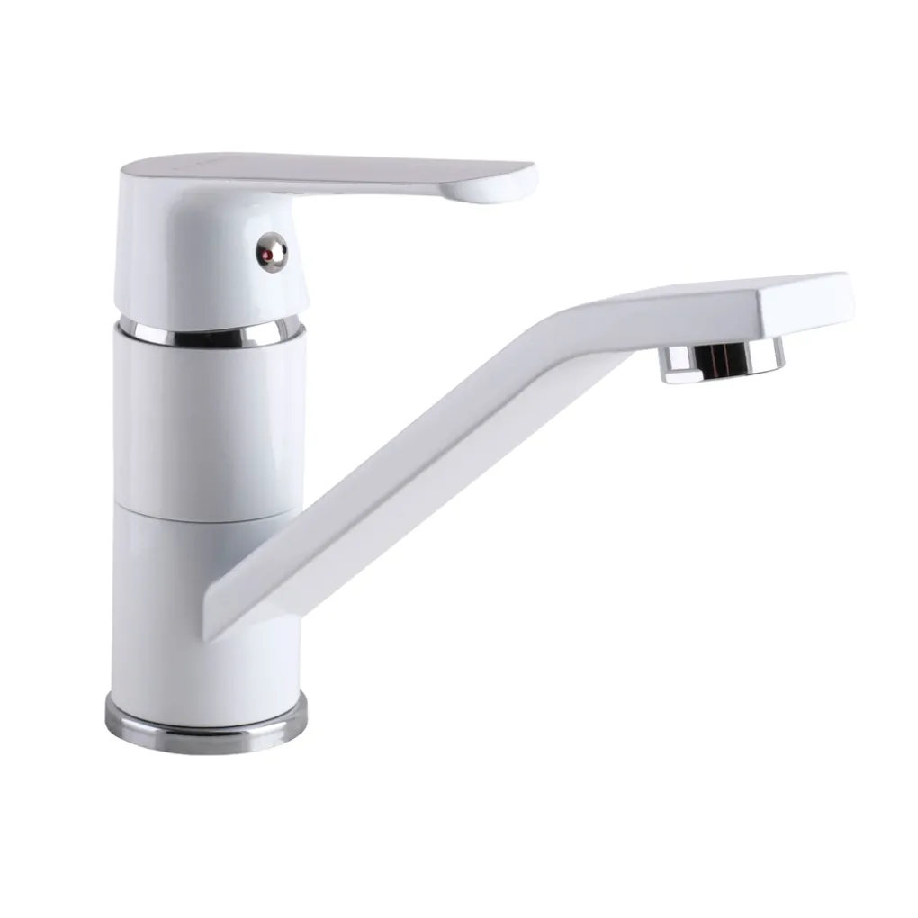 Змішувач для умивальника Globus Lux Laguna GLA-0203MQ-7-White- Фото 1